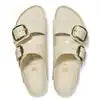 Arizona Big Buckle Natural Leather Patent - High-Shine Ecru