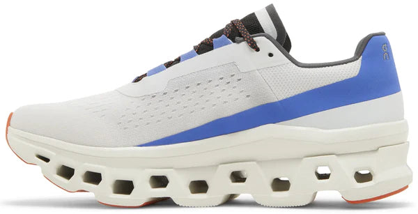 On cloud Monster white blue