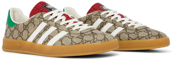 Adidas x Gucci  Gazelle Beige GG monogram