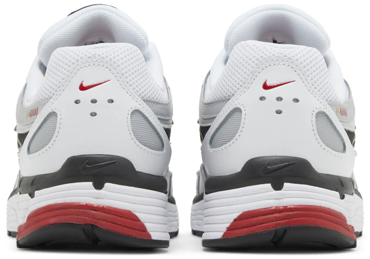 NIKE P-6000 PLATINUM VARSITY RED
