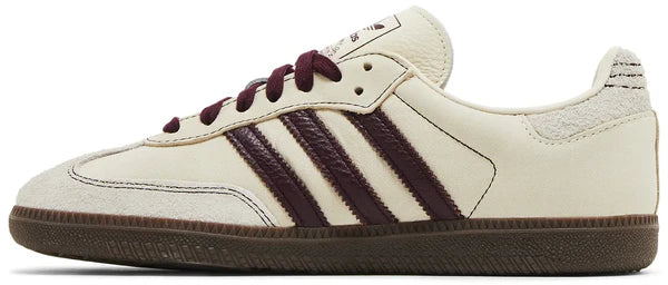 Adidas Samba White Maroon