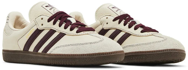 Adidas Samba White Maroon