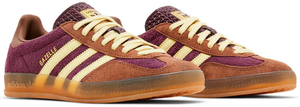 Adidas Gazelle Indoor "Maroon Almost Yellow"