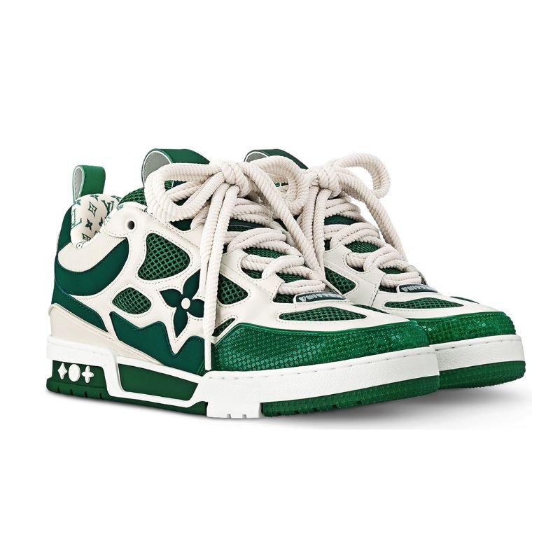 Louis Vuitton LV Skate Sneaker Green White