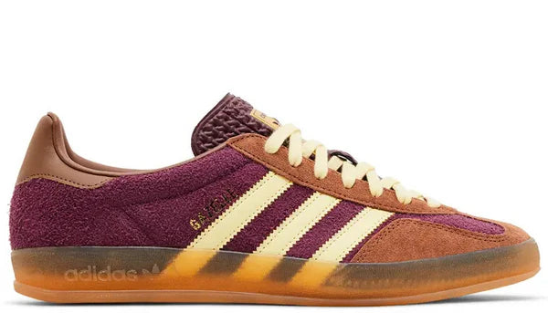 Adidas Gazelle Indoor "Maroon Almost Yellow"