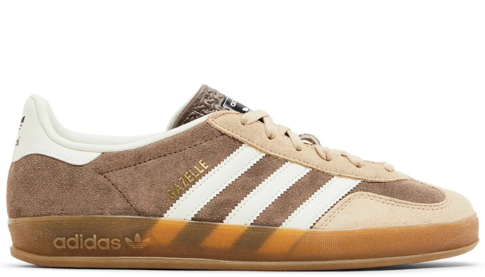 Adidas Gazelle Indoor Earth Strata Cloud White