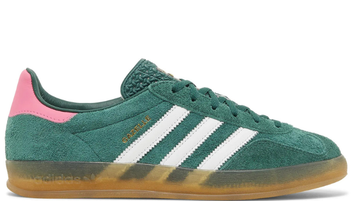 Adidas Gazelle Indoor Collegiate Green Lucid Pink