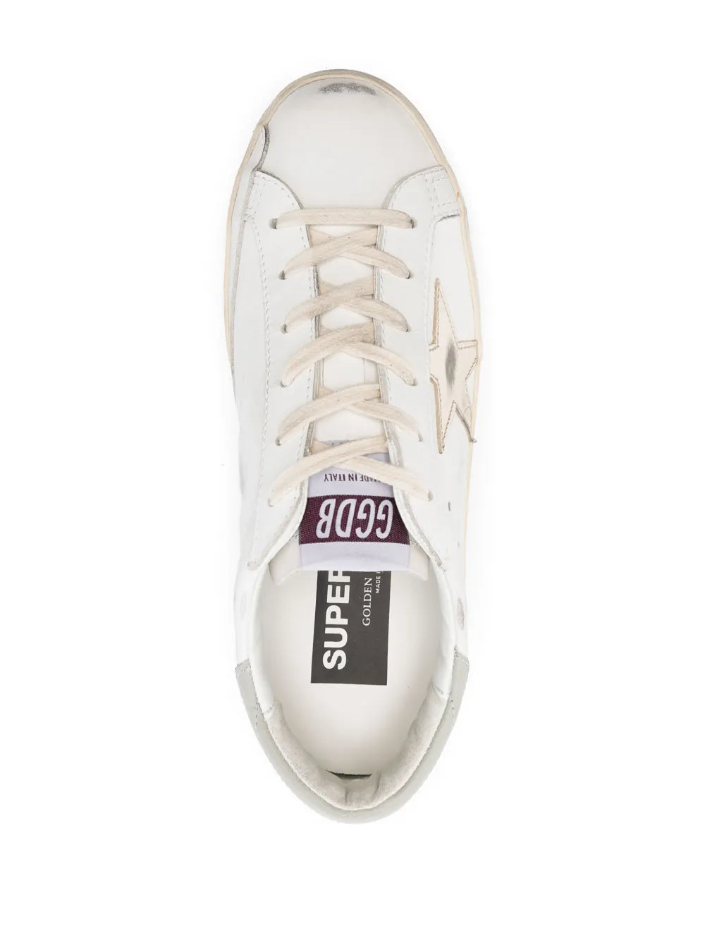 Golden Goose White Super-Star Classic Sneakers