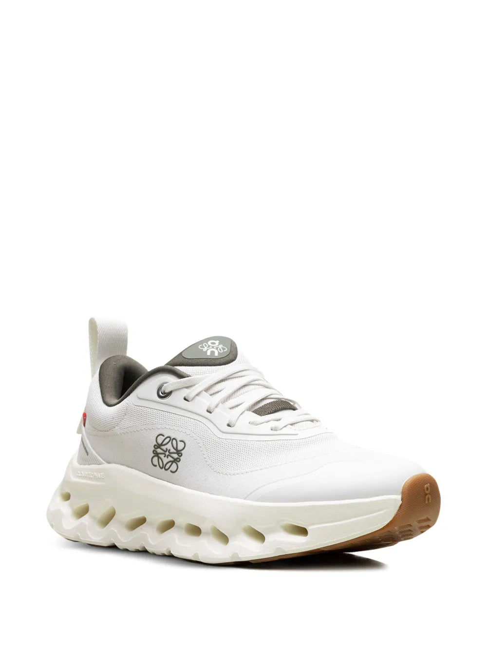 On Running x Loewe Cloudtilt 2 White Khaki" sneakers