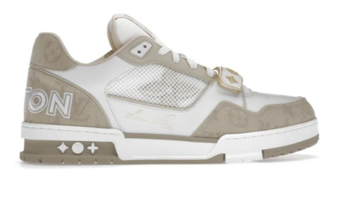 Louis Vuitton Trainer Beige White