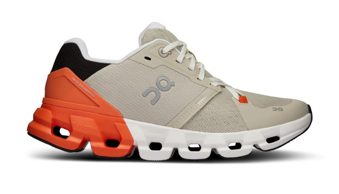 On cloud x3 White orange