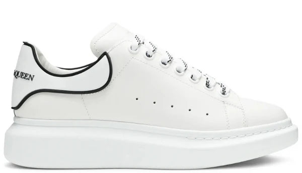 ALEXANDER MCQUEEN OVERSIZED WHITE BLACK TRIM