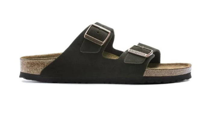 Birkenstock Arizona SFB calf-suede sandals