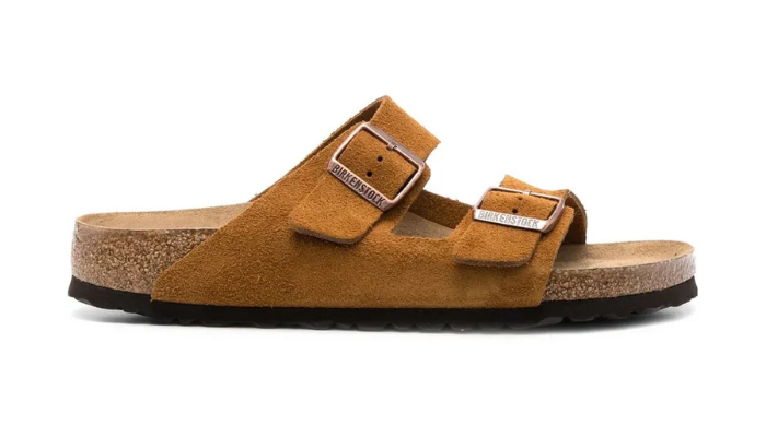 Birkenstock Arizona SFB calf-suede sandals