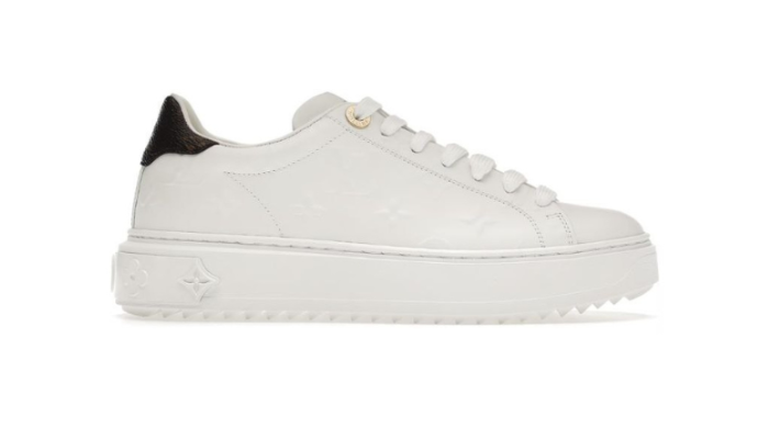 Louis Vuitton Time Out Debossed Monogram Leather White White (Women's)