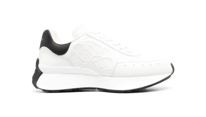 ALEXANDER MCQUEEN SPRINT RUNNER WHITE BLACK