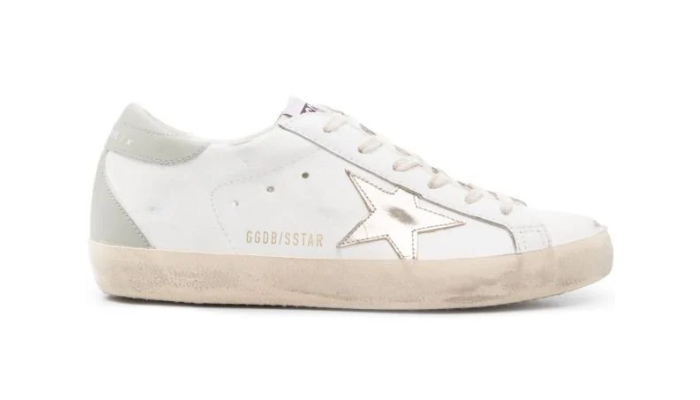 Golden Goose White Super-Star Classic Sneakers