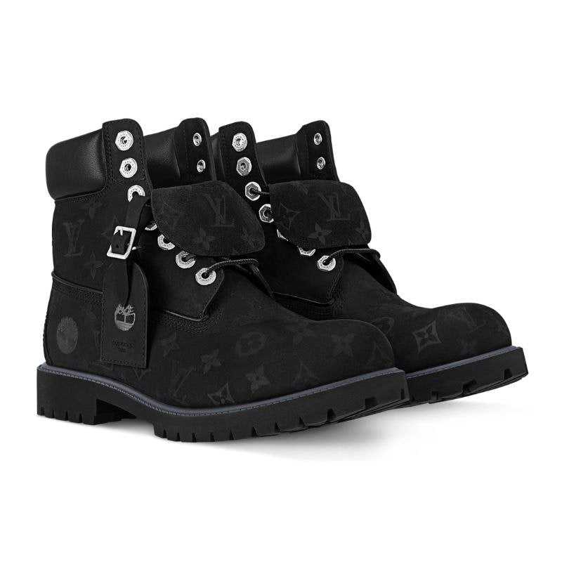 Louis Vuitton Timberland 6" Ankle Boot Black Monogram