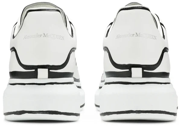 Alexander McQueen White & Black Outline Oversized