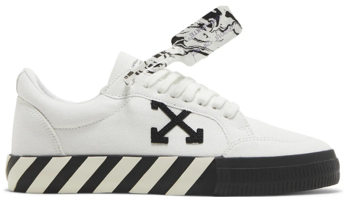 OFF-WHITE Vulc Low Leather White Black SS22