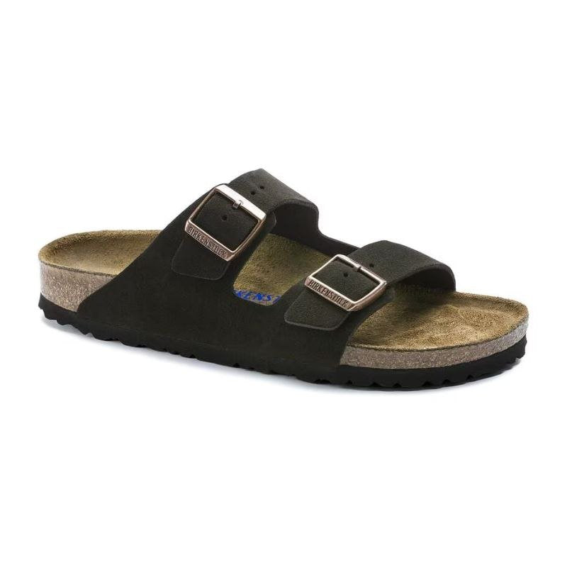 Birkenstock Arizona SFB calf-suede sandals