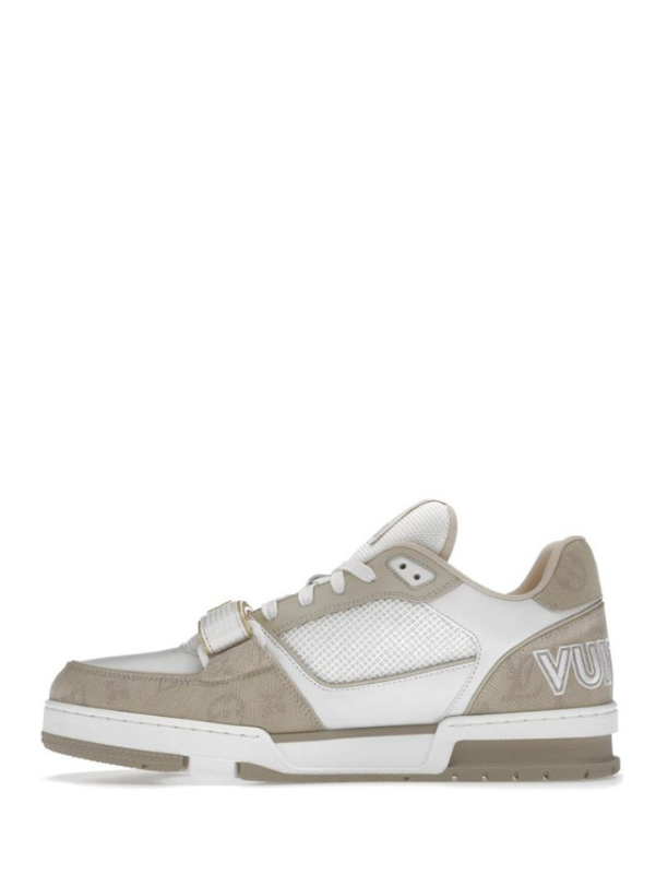 Louis Vuitton Trainer Beige White