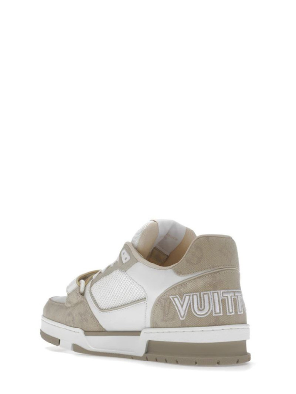 Louis Vuitton Trainer Beige White