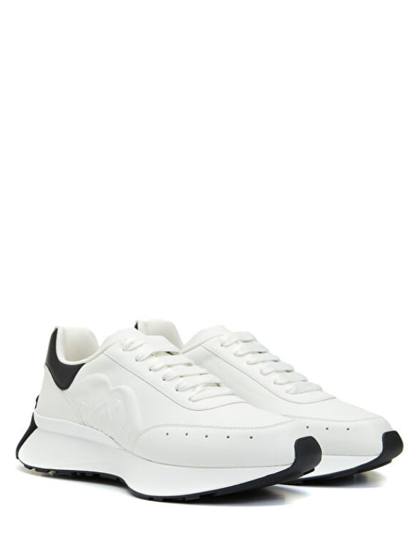 ALEXANDER MCQUEEN SPRINT RUNNER WHITE BLACK