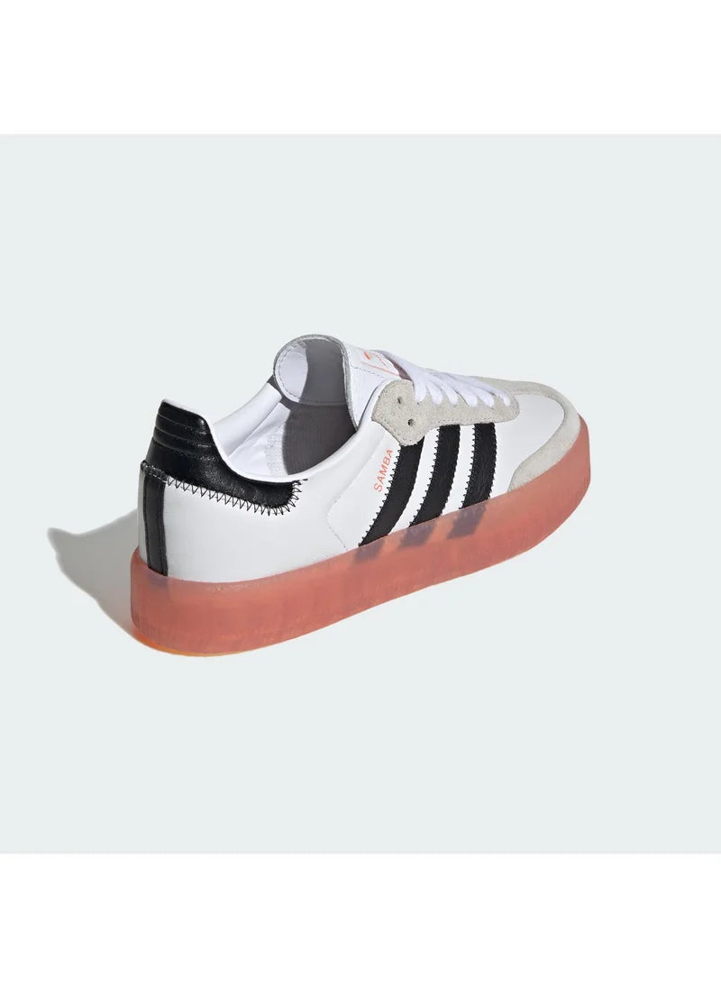 Adidas Samba White Black Semi Coral