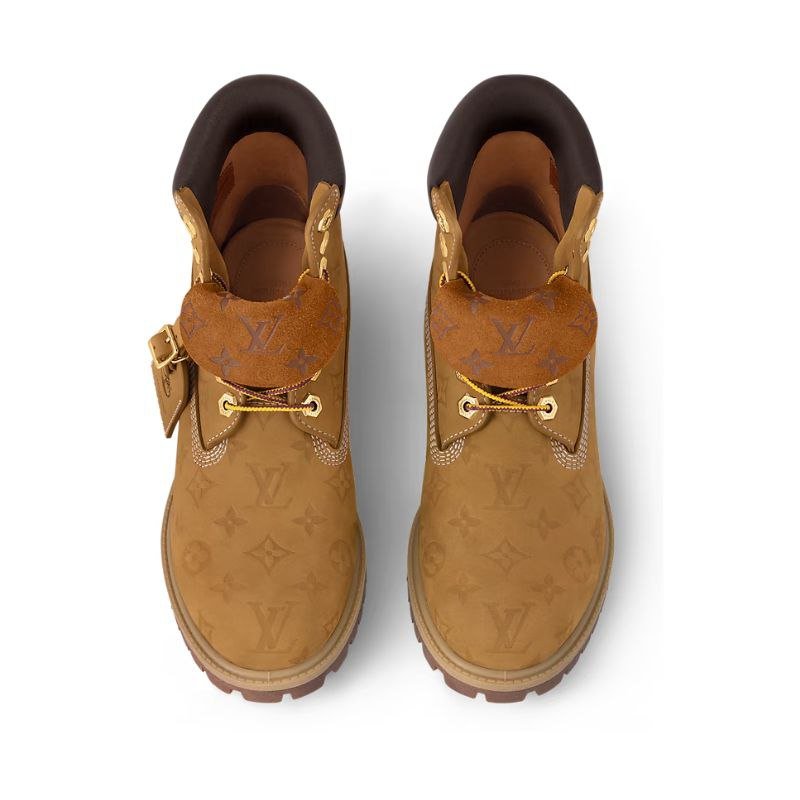 Louis Vuitton Timberland 6" Ankle Boot Wheat Monogram