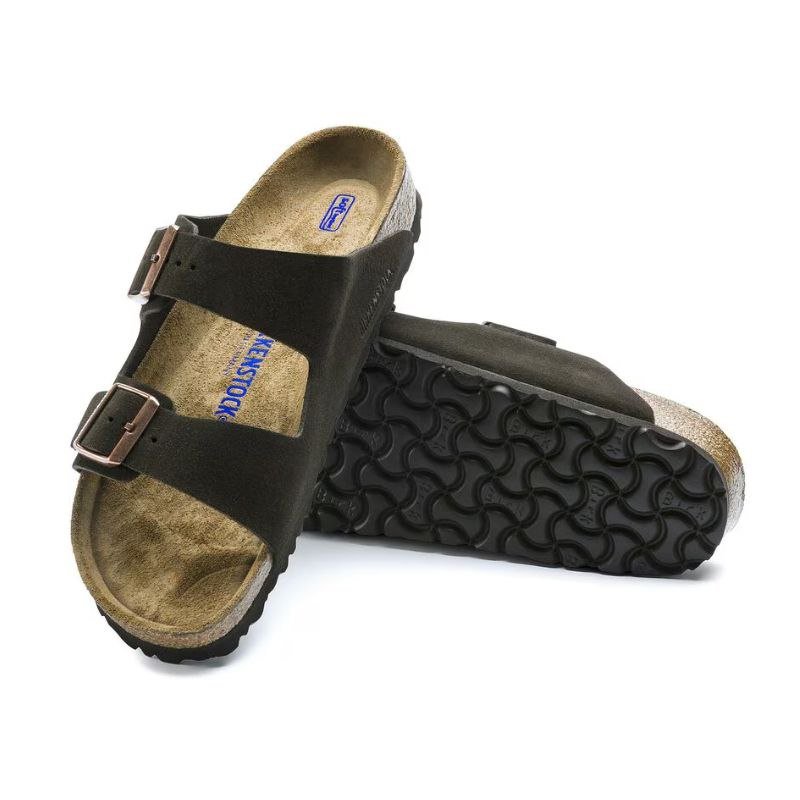 Birkenstock Arizona SFB calf-suede sandals