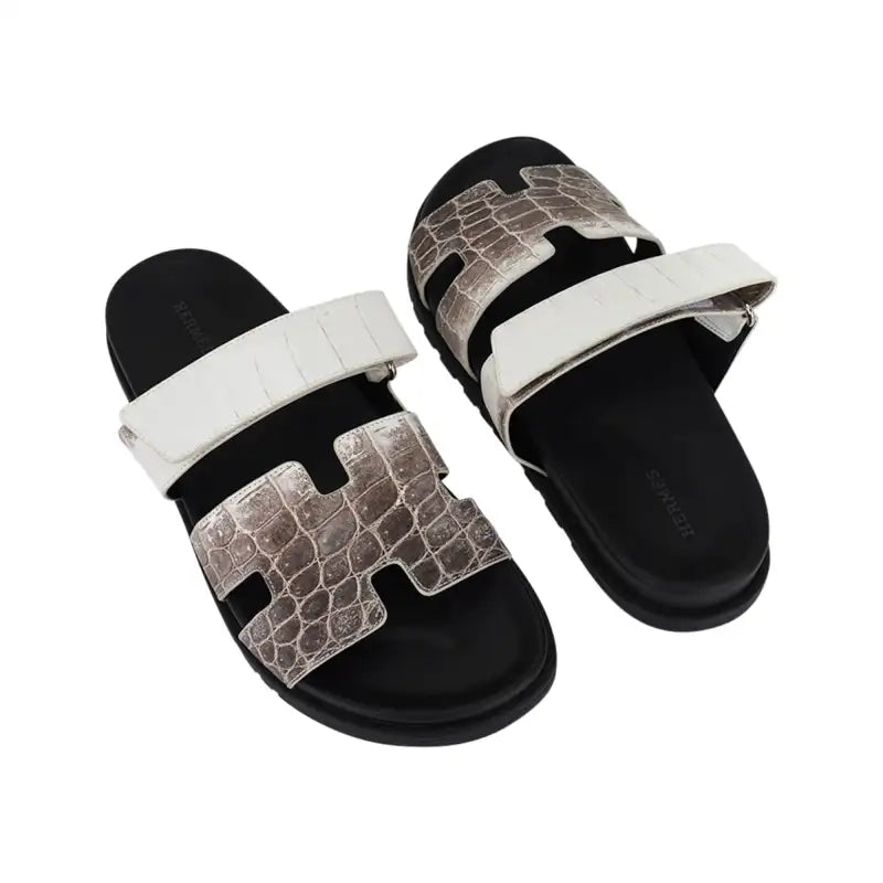 Hermes Chypre Himalaya Crocodile Limited Edition Men’s Sandal