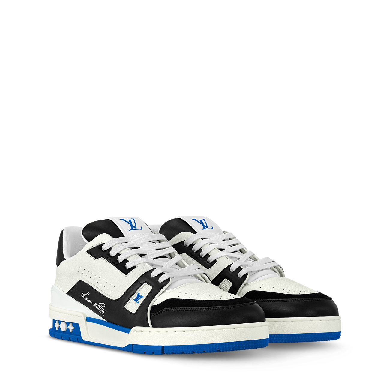 Louis Vuitton Trainer 'White Black Blue'