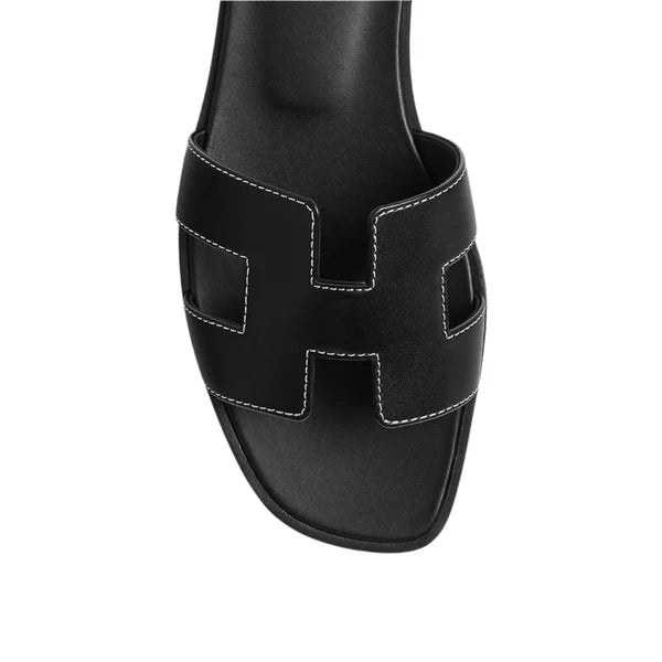 Hermes Oran Sandal Nior Box Calfskin Leather